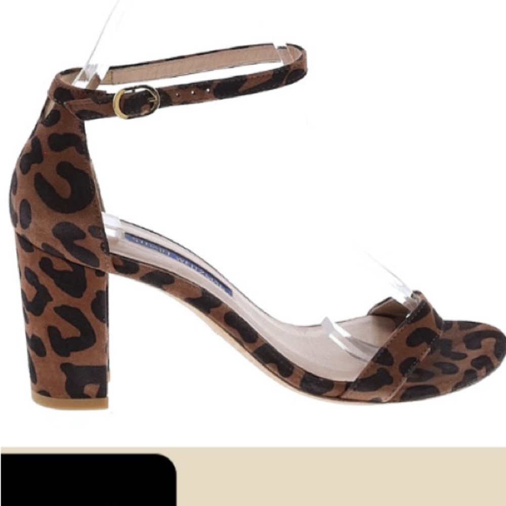 Stuart Weitzman Leopard Print Heels